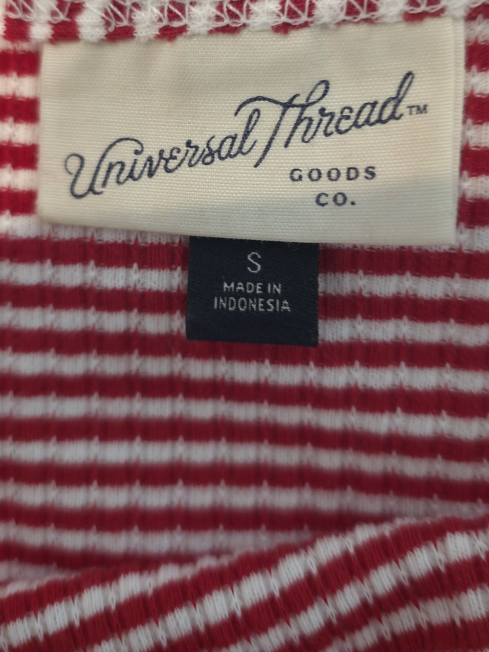 Universal Thread Red & White Striped Midi Tank Dress - Picture 2 of 2